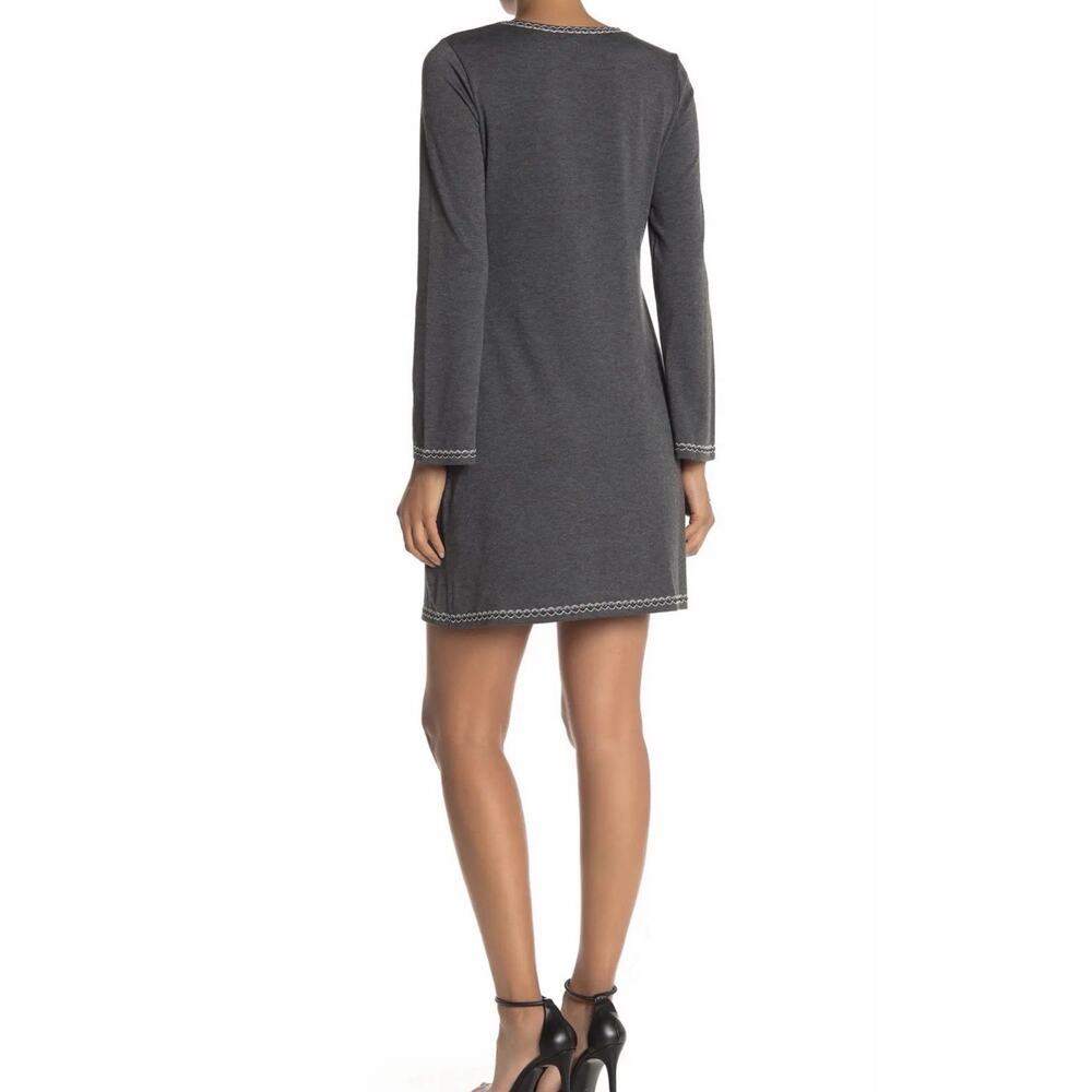 Max Studio Women's Medium Shift Dress Long Sleeve,‎ Knee Length, Size S